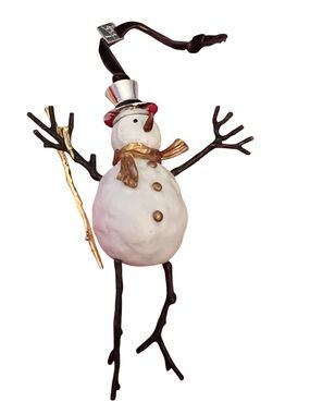 Michael Aram NWOT precious snowman ornament with silver tone Michael Aram tag